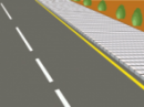 linea amarilla continua